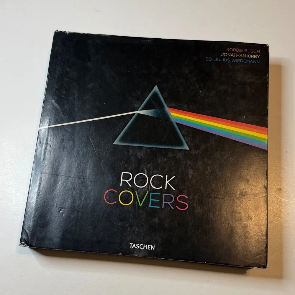 Taschen Rock Covers Art Book Pink Floyd Beatles Covers Coffee Table Book